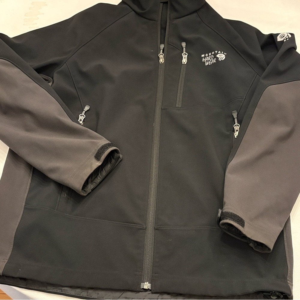 Mountain Hardwear Black Softshell Jacket